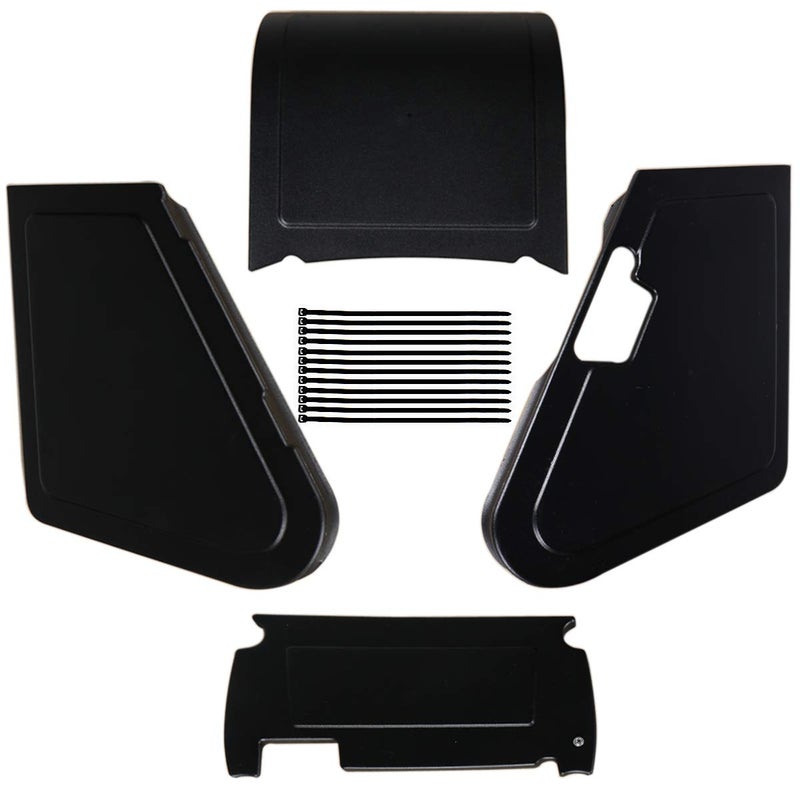 Rudyness Under Seat Storage Black Body Panels Fit For Honda Ruckus/Zoomer NPS50 Models - Image 1